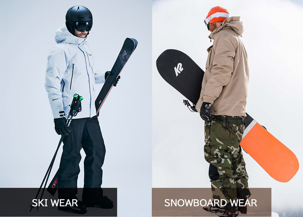 スノーボード、スキーウェアデザイン無地系 - スノーボード